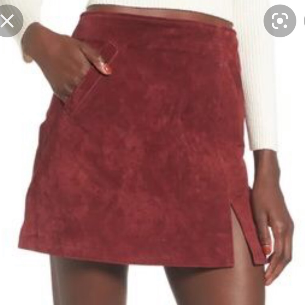 Blank NYC Suede Mini Skirt